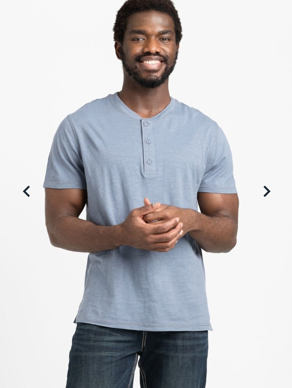 Warehouse One -  Short-Sleeve Henley Tee